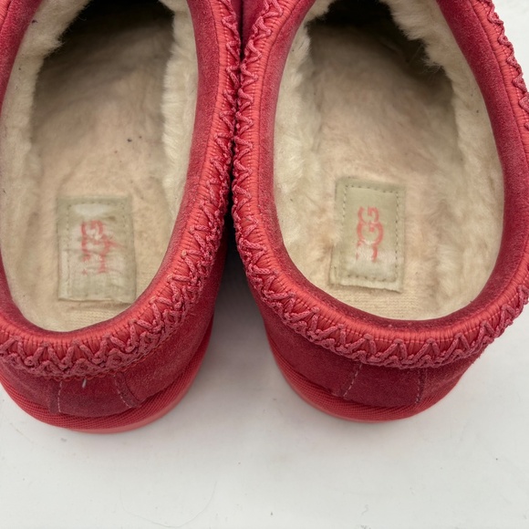 Ugg Australia Tasman Pink Shearling Lined Comfort Slippers Size 8 - Picture 5 of 15